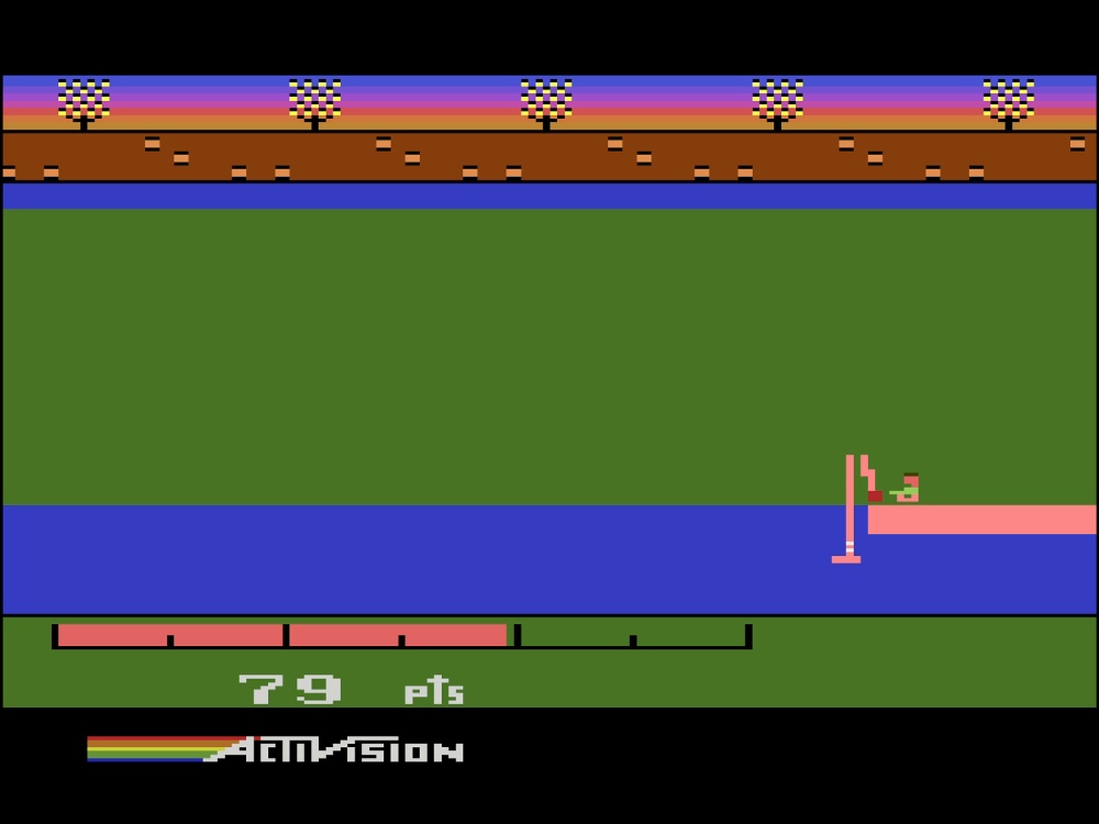 Gameplay of Activision Decathlon for Atari 2600